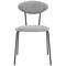 Armen Living Neo Modern Gray Fabric and Black Metal Dining Room Chairs, PK2 LCNESIBLGR - alternate 8